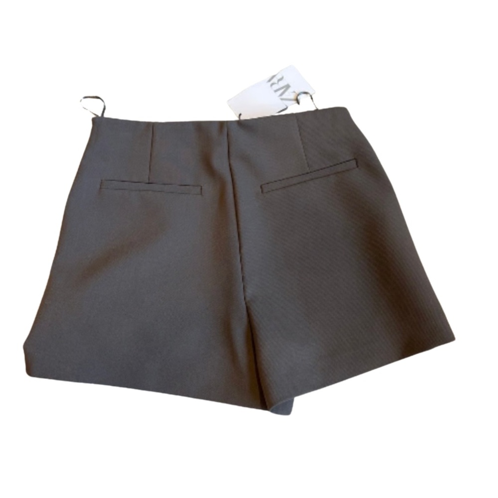 ZARA Asymmetrical taupe skort - Picture 2 of 3